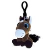 DolliBu Big Eyes Horse Stuffed Animal Toy Keychain - Soft Horse Keychain Stuffed Animals Small Charm for Backpack, Handbag and Purse, Perfect Horse Plush Animal Toys for Kids and Adults - 5.75 Inches
