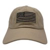 USA American Flag Baseball Cap Military Army Operator Adjustable Hat (Beige)