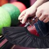 SATINIOR 2 Pairs Black Bowling Shoe Covers Non-Slip Bowling Shoe Covers Shoe Protector Covers for Bowling Adults (L)