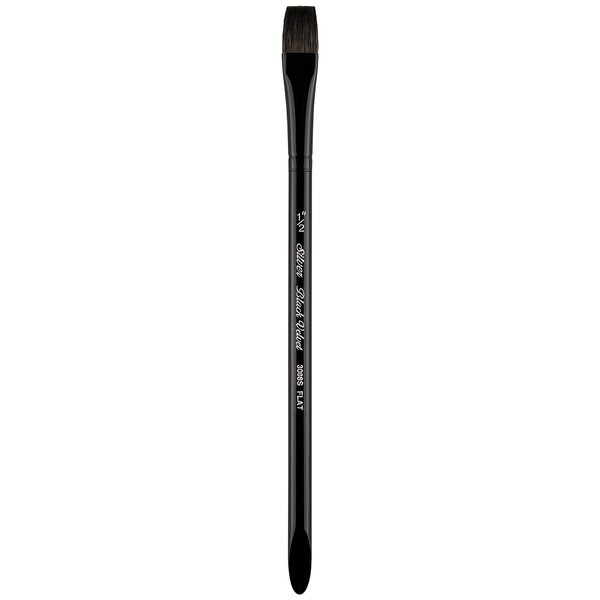 Silver Brush Limited 3008S1/2in Black Velvet Square Wash Watercolor Paint Brush, Size 1/2 Inch, Short Handle