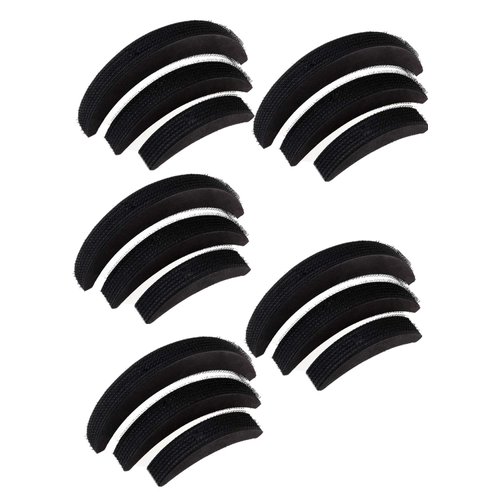 Hair Base, 3PCS Women Volume Hair Base, Hair Volume Increase Puff Sponge Pad Bump Up Insert, DIY Bump Styling Clip Stick Bun Maker Insert Tool