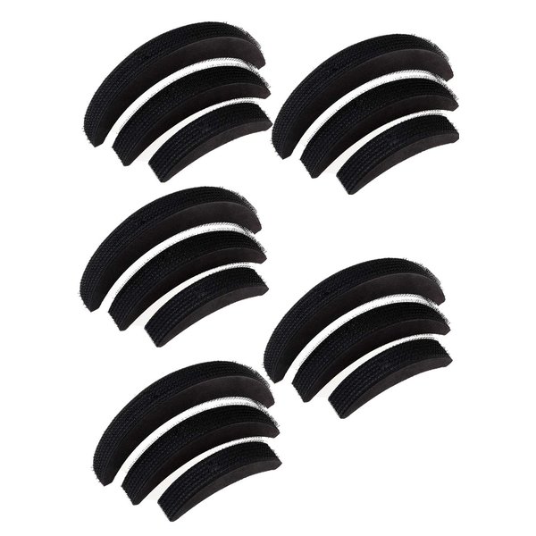 Hair Base, 3PCS Women Volume Hair Base, Hair Volume Increase Puff Sponge Pad Bump Up Insert, DIY Bump Styling Clip Stick Bun Maker Insert Tool