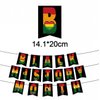 Black History Month Party Supplies Happy Black History Party/Cupcake Toppers/ Balloons/ Banner Set For African BHM Worthwhile Commemoration National Party