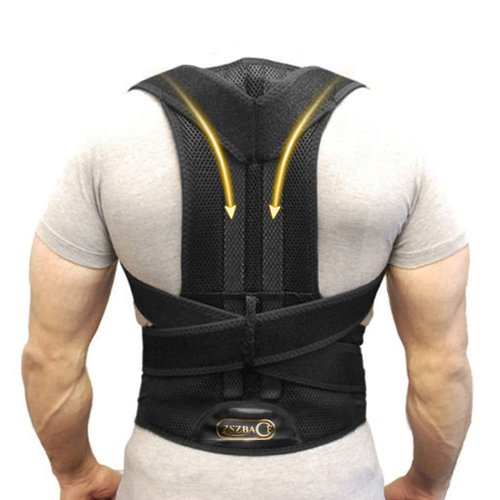 ​ZSZBACE Back Brace Posture Corrector for Men and Women, Full Adjustable for Upper and Lower Back Pain Relief- Scoliosis Hunchback Thoracic Spine Corrections and Back Support