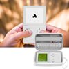 Hard Case Compatible with Analogue Pocket Handheld Game Console, Portable Mini Game Player Storage Bag for Video Games Cards, Charging Cable and Accessories (Box Only)-White