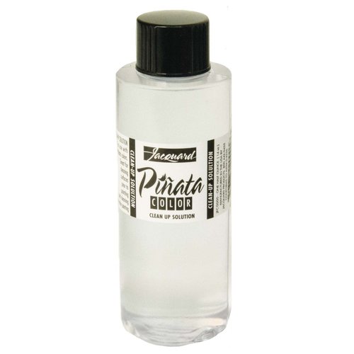 Pinata Alcohol Ink Clean-Up Solution by Jaquard, Use to Clean Up Spills of Jacquard Pinata Alcohol Inks (Sold Separately), 4 Fluid Ounces