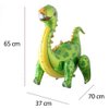 Self standing Dinosaur Tyrannosaurus Animal Balloons for Birthday Party Baby Shower Decoration Kit Inflatable Party Supplies Decorations Gift Kids and Adults (3D Tanystropheus Blue)