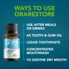 OraRestore Bad Breath Treatment for Adults Halitosis: Dentist Formulated Oral Rinse Concentrate Tooth Oil Liquid Toothpaste, Fresh Breath Mouthwash for Dry Mouth, Oral Care, Healthy Gums & Teeth 15ml