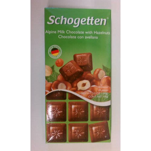 Schogetten Alpine Milk Chocolate with Hazelnuts