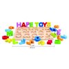 Hape Wooden Alphabet Puzzle| Wooden ABC Letters Colorful Educational Learning Puzzle Toy Board for Toddlers