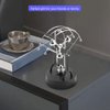 Wal front Desk Toy Electronic Swinging Shake Wiggle Device Stress Relief Perpetual Motion Decor for Home Office Desk Table (#B102)
