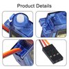 D-FLIFE 4pcs SG90 Micro Servo Motor Mini Servo SG90 9g Servo Kit for RC Helicopter Airplane Car Boat Robot Arm/Hand/Walking/Servo Door Lock Control with Cable