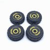 KingVal Replacement 2PCS Front + 2PCS Rear Wheel Tire Tyre RC Parts Compatible with WLtoys 144010 1/14 RC Car
