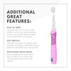 ToiletTree Products Poseidon Children's Sonic Toothbrush with LED Lights, Pink