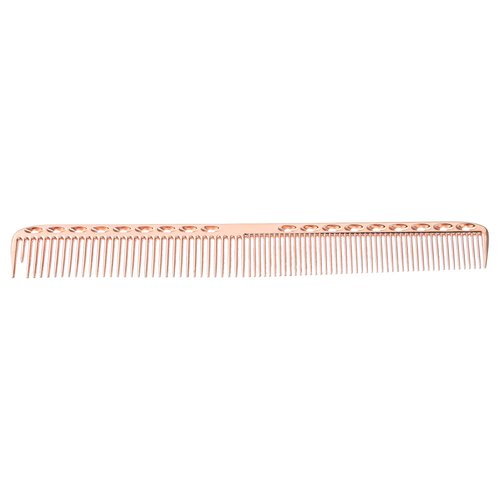 VOCOSTE Hair Comb, Detangling Dressing Comb for Hair Styling Stainless Steel, Gloss Rose Gold Tone, 21.5cm
