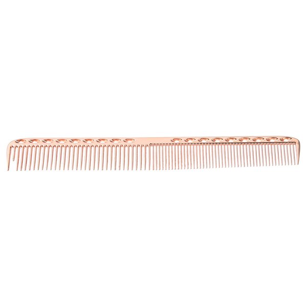 VOCOSTE Hair Comb, Detangling Dressing Comb for Hair Styling Stainless Steel, Gloss Rose Gold Tone, 21.5cm