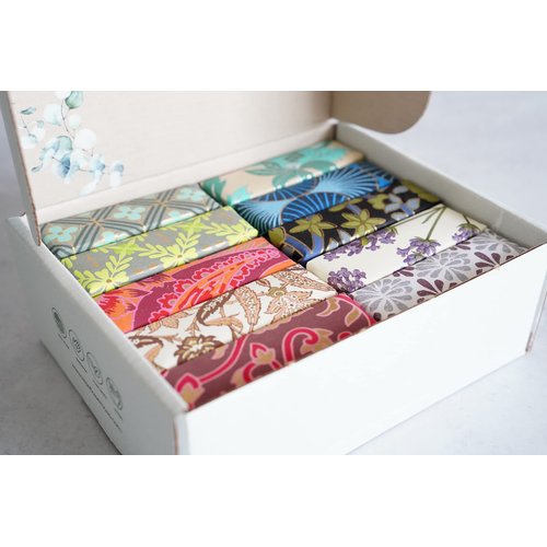 Handmade Natural Bar Soap - Gift Box of 10 Artisan Essential Oil Soaps