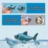2 Pcs Shark Wind Up Bath Toys, Sea Animals Swimming Bathtub Toys, Floating Pool Toys, Fun Shark Bath Toys for Kids, Babies, Toddlers, Wind Up Water Toys for Easter Egg Fillers, Christmas Decorations