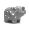 Child to Cherish Ceramic Polka Dot Elephant Piggy Bank, Grey