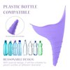 v cool livat Travel Female Urination Device - 2 Pack Reusable Silicone Portable Lady Urinal Pee Funnel Pee Urine Cups Standing Up Camping Outdoor Drawstring Discreet Carry Bag
