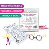 Wikki Stix Make Believe Party Favors with Unicorns & Mermaids. 20 Packs total with activity sheet and additional jewelry making instructions. For Birthday parties, sleepovers, pinatas, & goodie bags!