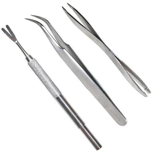 Acronde 3 Pack Tick Remover Tool Set Stainless Steel Tick Remover Kit for Cats and Dogs