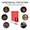 2024 Emergency Fire Blanket, Fire Extinguisher Blanket, Fire Suppression Blanket, Flame Retardant Blanket Fire Safety Blanket for Home, Kitchen, School, Grill, Car, Office, Warehouse(40” x 40”)