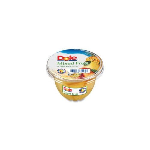 Dole Food Company, Inc 71924 Fruit Cups 7 Oz. 12/CT Mixed Fruit