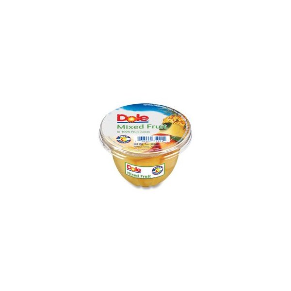 Dole Food Company, Inc 71924 Fruit Cups 7 Oz. 12/CT Mixed Fruit