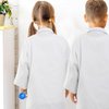 AXSLAILM Kids Doctor Lab Coat Scientist Pretend Play Career Day Costume Halloween Doctor Dress up for Boys Girls (Medium,White)