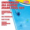 Wahu Sea Gliders Shark Underwater Pool Toy with Self-Propelled Jet and Adjustable Fins, Pool Diving Toy Shark Glides up to 60' Underwater