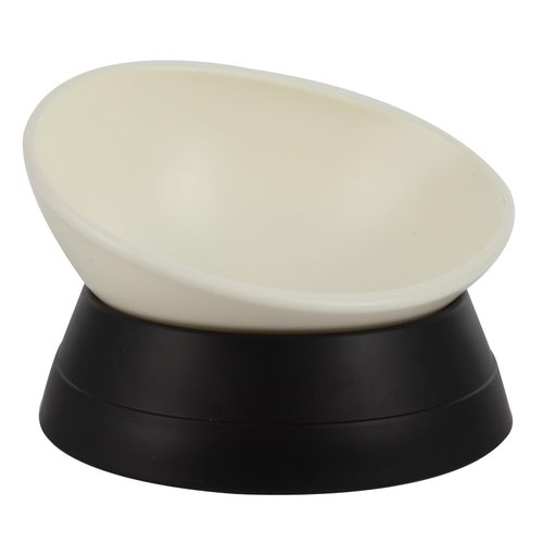 JWPC Bulldog Bowl Anti-Slip Dog Cat Dish Detachable Rubber Dog Bowl Pet Sterile Tilted Pet Feeder...
