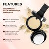 Root Touch Up Hair Powder, Instantly Root Cover Up Hairline Shadow Powder,Thinning Hair for Women Eyebrows, Gray Hair Coverage Touch Up Hair Powder For Men Beard Line,Bald Spots (Light Blonde)
