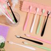 Pinkunn 36 Pcs Soft Bristle Toothbrush Micro Nano Manual Toothbrush with 20,000 Bristles for Sensitive Gums Adult Kids Children, 4 Colors