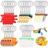 Tudomro Art Paint Party Favors Keychain Art Paint Splatter Palette Brush Keychain for Kids Artist Party Gift Supplies(30 Pieces)