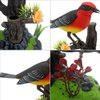 Tipmant Electronic Bird Toys Electric Animal Pets Move Chirp Home Office Decor Decoration Kids Gifts