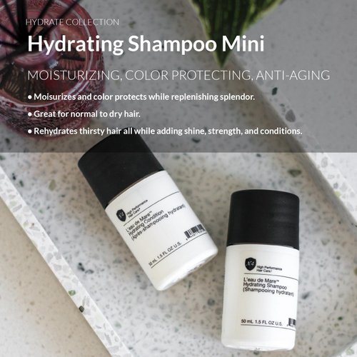 Number 4 Mini Hydrating Shampoo, Travel Size Shampoo for Women and Men. Sulfate, Gluten, & Paraben Free. Moisturizing & Color Protecting, 1.5 oz
