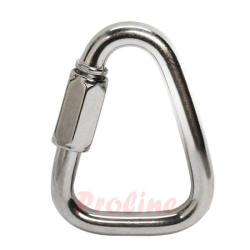 Prolinemax 5 Pc 5/16'' Marine Stainless Steel 316 Triangle Quick Link Shackle Rig Boating