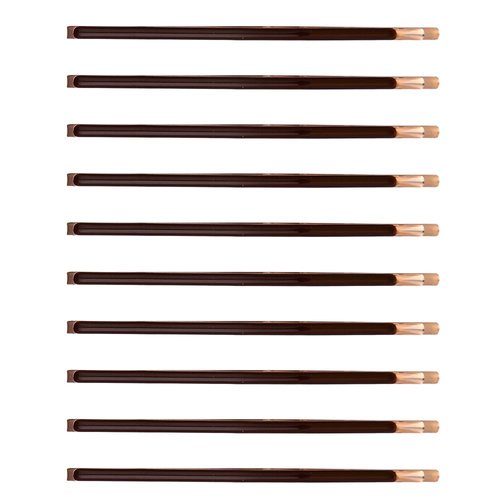 Yishenyishi Pack of 10 Curved Jumbo Bobby Pins,Hair Clips (Brown-10pcs)