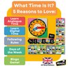 Headu What Time is it, Educational Toys for Boys and Girls Ages 5-10 Years Old, Kids Learning Toys, Teacher Homeschool Supplies, Birthday