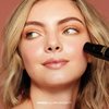 Nudestix Nudies Glow Cream Highlighter Bronze + Glow 3-in-1 All Over Face Colour for Eyes, Cheeks, Lips w/Blending Brush (Illumi-Naughty)