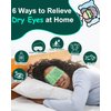 16 Packs Steam Eye Masks for Dry Eyes, SPA Warm Eye Mask, Relief Eye Fatigue Hot Sleep Eye Mask for Puffy Eyes Mask, Disposable Moist Heating Compress Pads for Sleeping, Christmas Gift, Unscented