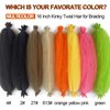 Springy Afro Twist Hair Color 2 Darke Brown Kinky Braiding Hair Extensions for Passion Twist Hair #2 Spring Twist Hair for Soft Locs 16 Inch 3 Packs Marley Twist Braiding Hair