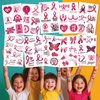 10-Pack Breast Cancer Awareness Temporary Tattoo Stickers – 2.9 x 4.7 Inch Pink Ribbon Fake Tattoos for Fundraisers, Walks, and Support Events