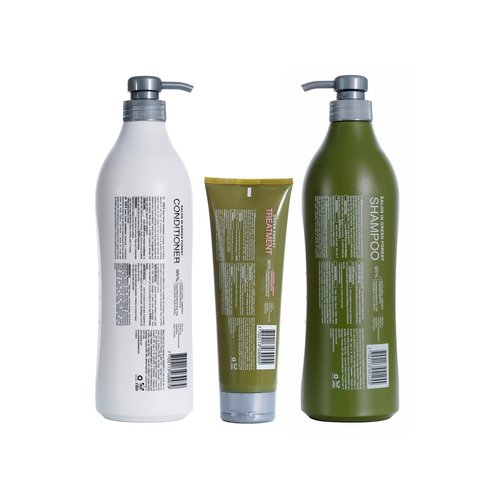 Recamier Professional Salon In Sin Sal Organic Shampoo Conditioner Hair Treatment Set Sulfate Free 33.8 OZ