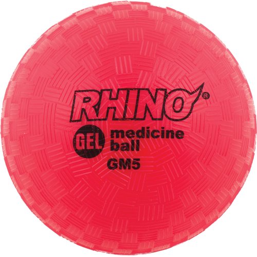 Champion Sports Gel Filled Medicine Ball (Red 2lbs)