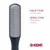 Kent KFM3 Gel Styling Hair Brush for Men - 9 Row Mens Hair Brush with Ionic Anti Static Bristles Great for a Daily Mens Styling Brush - Kent Brush Detangling and Smoothing Short to Medium Length Hair