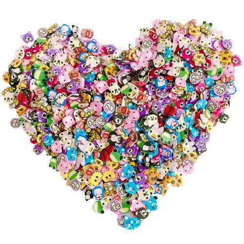 EHOPE 3000 PCS Polymer Slices Clay Slices DIY Nail Art Slices Supplies Making Kit Decoration Arts...