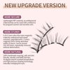 Soft Magnetic Eyelashes, Magnetic Eyelashes Without Eyeliner, Natural Look Reusable Dual Magnetic Lashes with Applicator, No Glue & No Makeup Remover Needed, Style 02