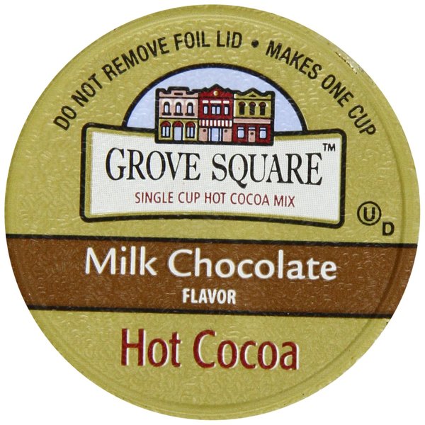 Grove Square Hot Cocoa Pods, Milk Chocolate, Single Serve (Pack of 24) (Packaging May Vary)